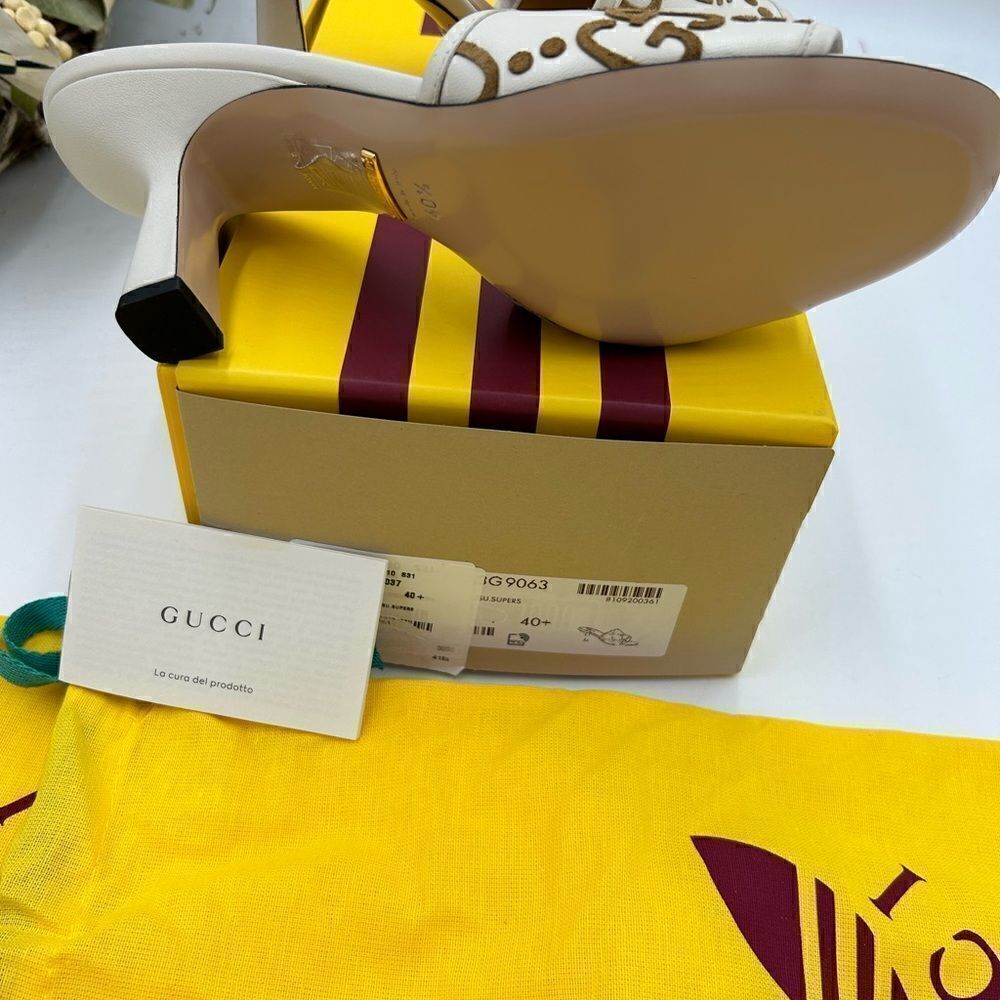 Women’s Gucci X Adidas slide sandal size 40.5 maiden Italy - Picture 4 of 9